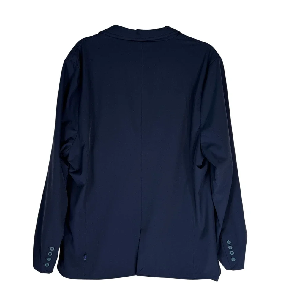 William Murray Golf Mens‎ XL Navy Blue Performance Stretch Blazer Sport Coat GBC